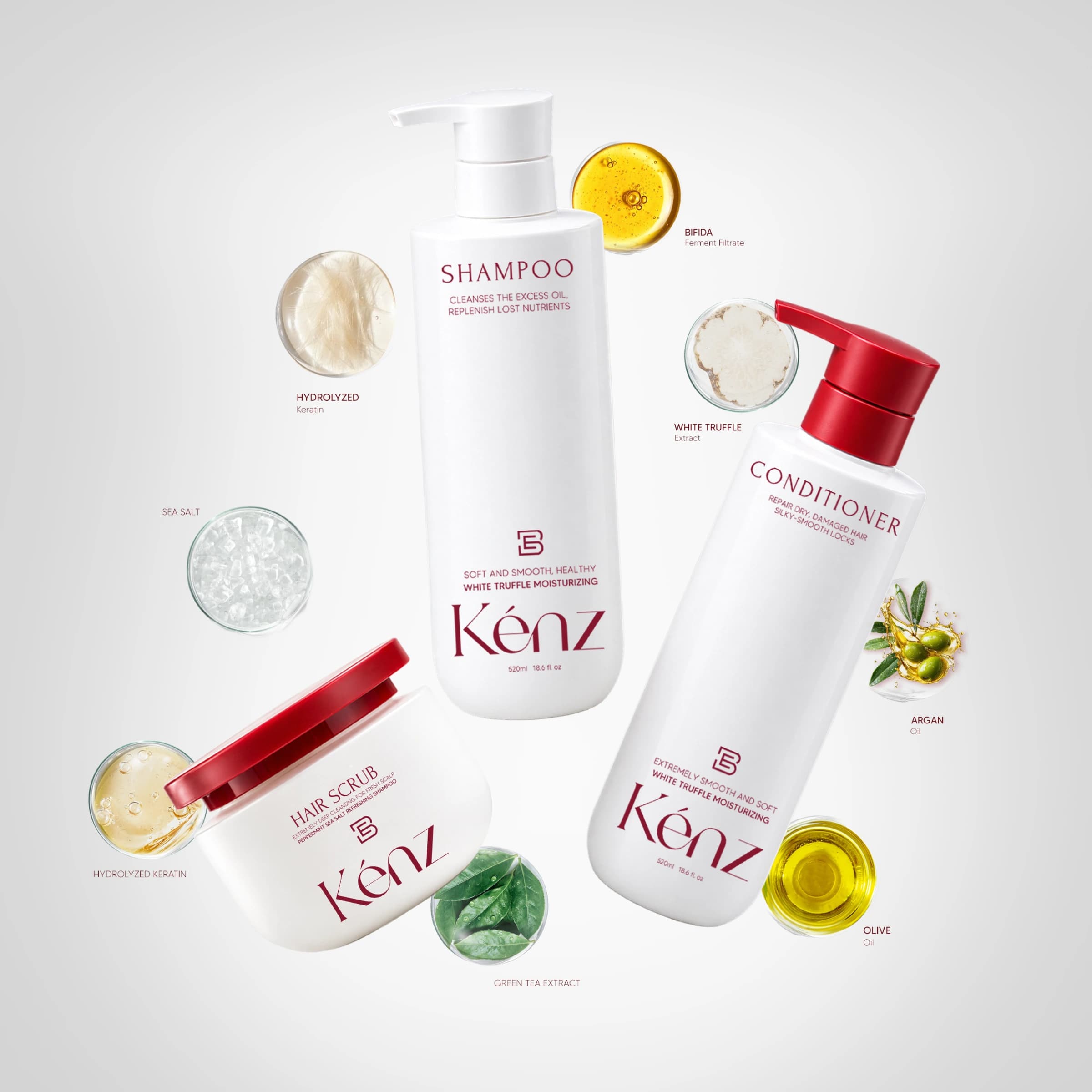 Kénz Hair Care sets